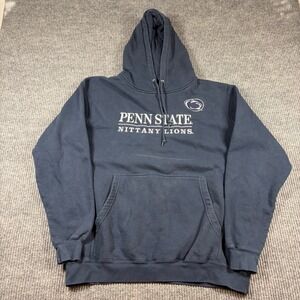 Vintage Penn State Hoodie Men's L Nittany Lions Navy Team Edition Apparel